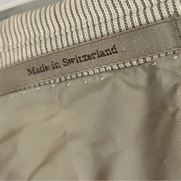 Vintage Gucci Men's Cream Single Breasted Blazer Wool Blend - Picture 9 of 13